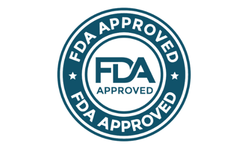 FDA Approved Logo – Joint Genesis Manufactured in an FDA-Registered Facility for Safety and Quality Assurance